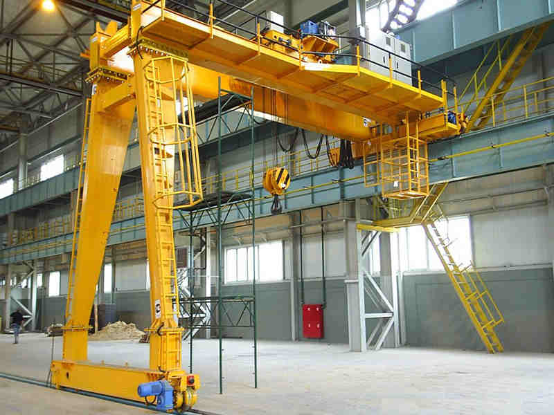 Space Saving Semi-Gantry Crane